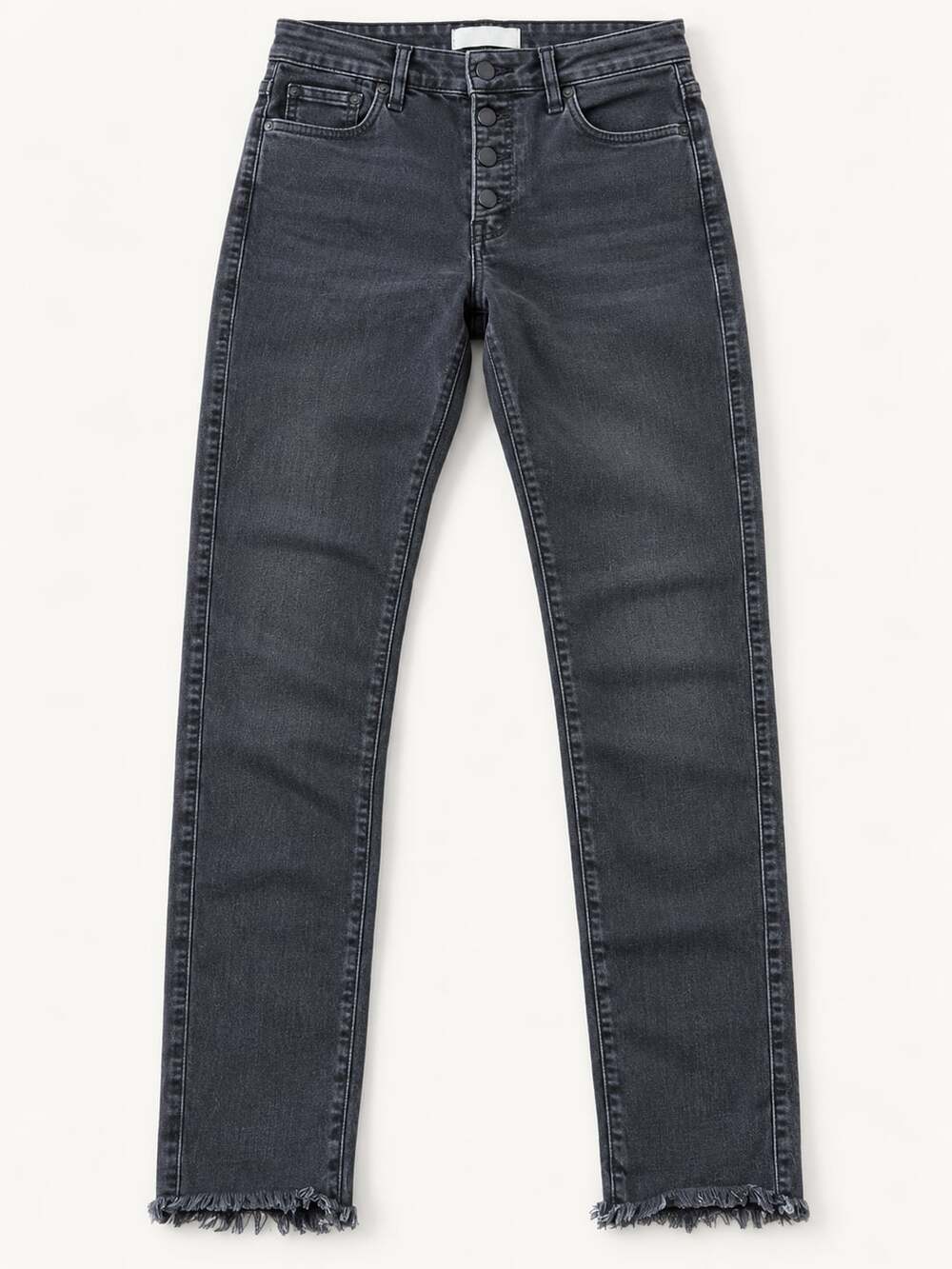 Madewell 10" High-Rise Skinny Jeans Black Button Fly Size 31 (L)